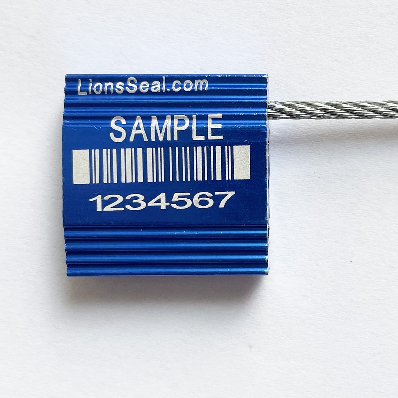 numbering aluminium alloy cable seal 2.5mm