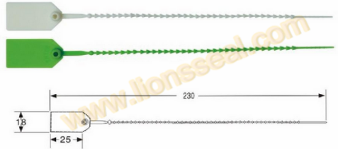nylon length adjustable indicative plastic seal LSNY230