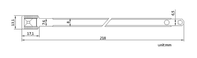 flat strap metal security seal LS501